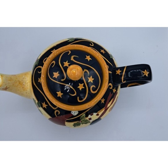 Earthenware Lang The Night Before Christmas Teapot Susan Winget 2001 - Picture 6 of 9